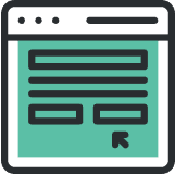 Dashboard on a browser window