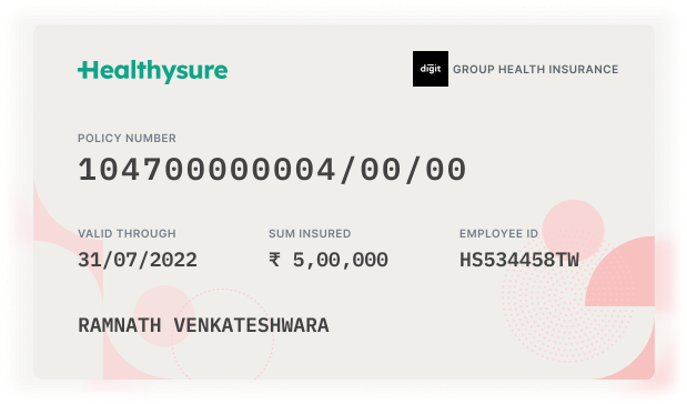 Digital Health Cards for Easy cashless claims