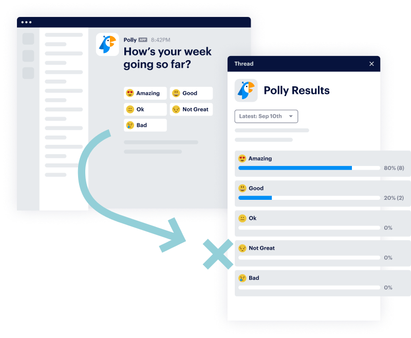Take polls on slack with Polly