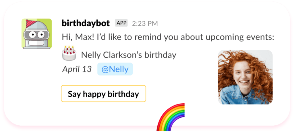 Never miss birtdays of your team mates with this slack bot