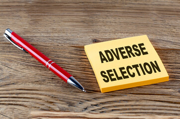 adverse selection