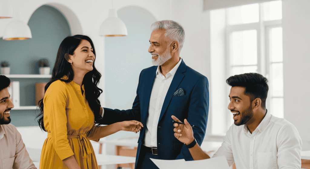 Employee benefits in 2025 - Happy Indian workforce